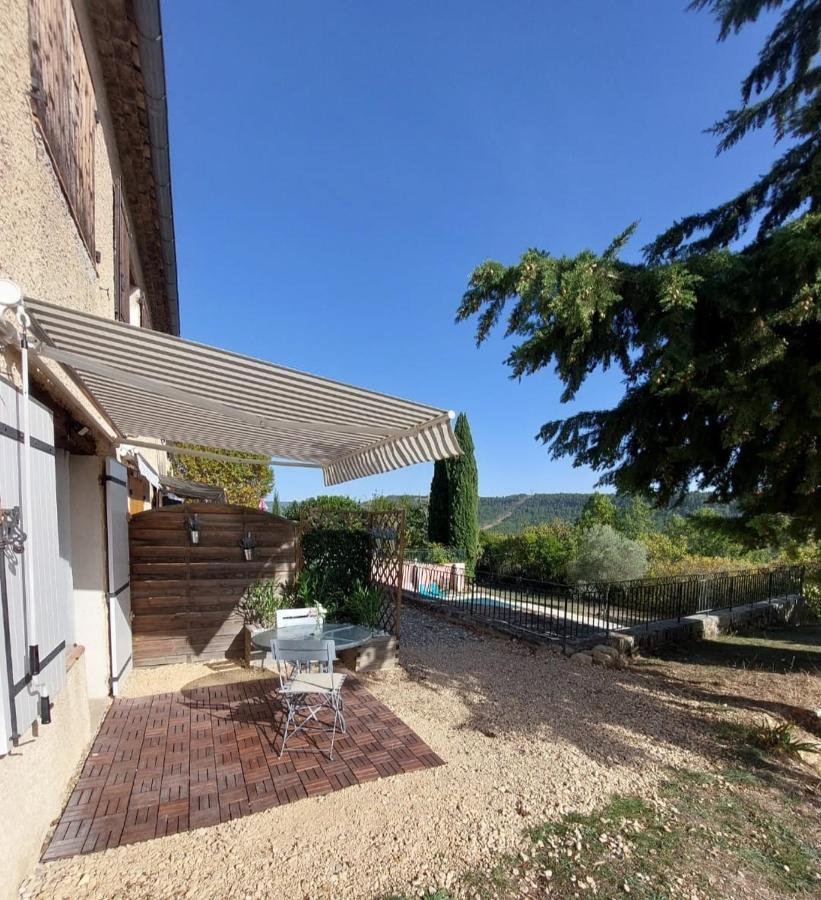 Logement D'Exception Pres Du Colorado Provencal Dans Une Residence Au Calme Avec Piscine Offrant Une Vue Imprenable Sur Le Luberon Depuis Sa Terrasse Viens Bagian luar foto